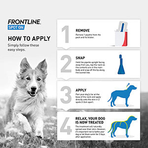 Frontline Spot On Flea and Tick Treatment for Medium Dog (10-20kg) 3 Pack